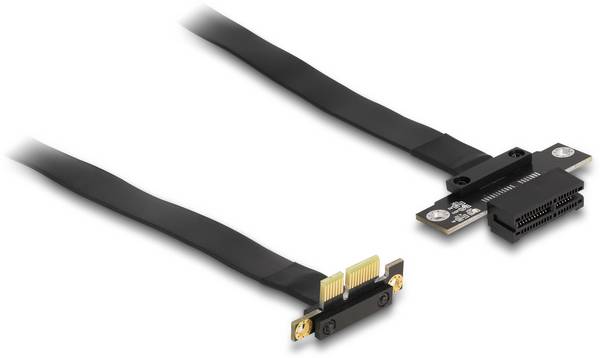 Delock  PCIe riser kabel    USB-C ® zástrčka  0.6 m  černá    88024