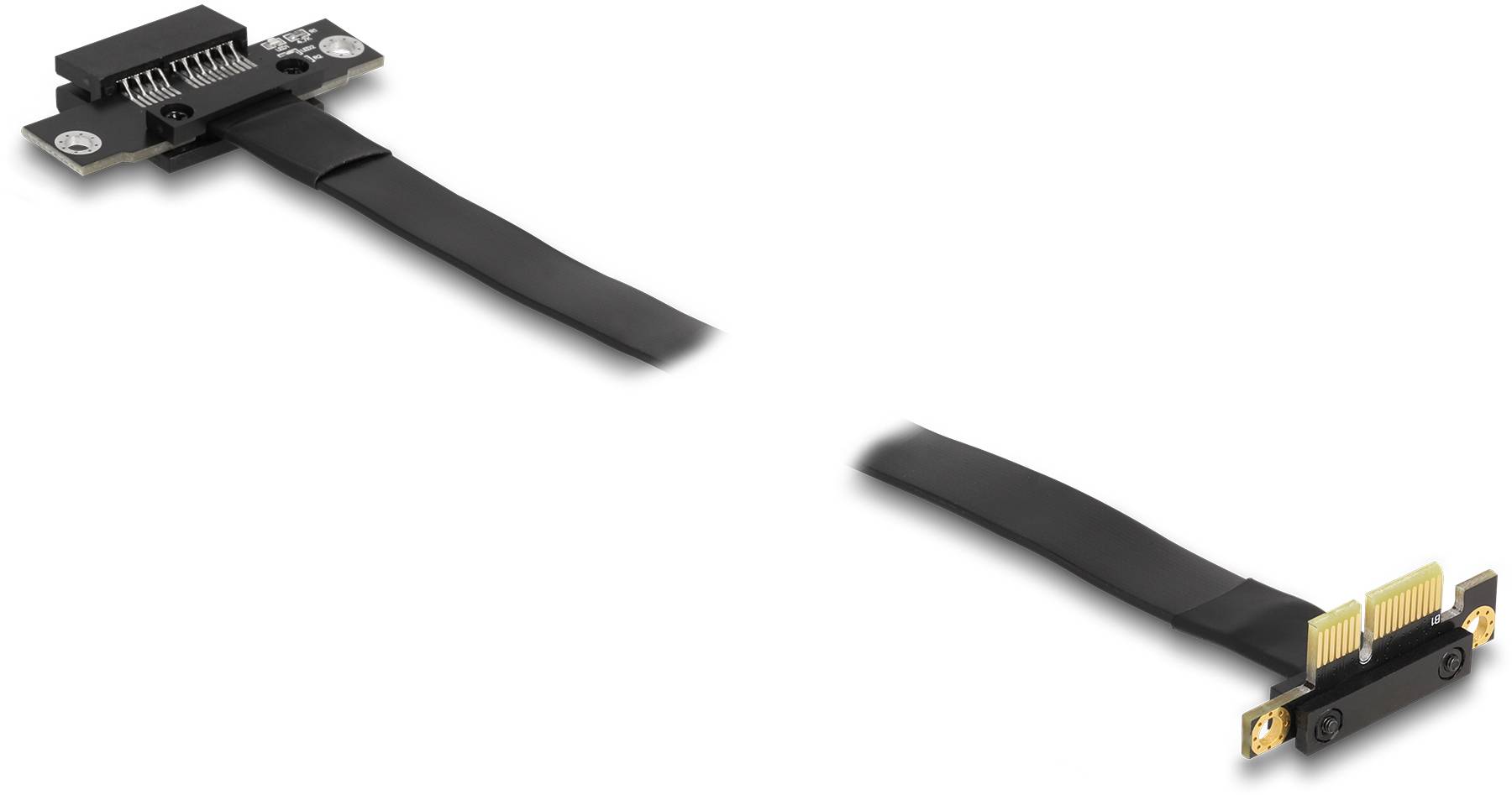 Delock PCIe riser kabel USB-C ® zástrčka 0.6 m černá 88024-2