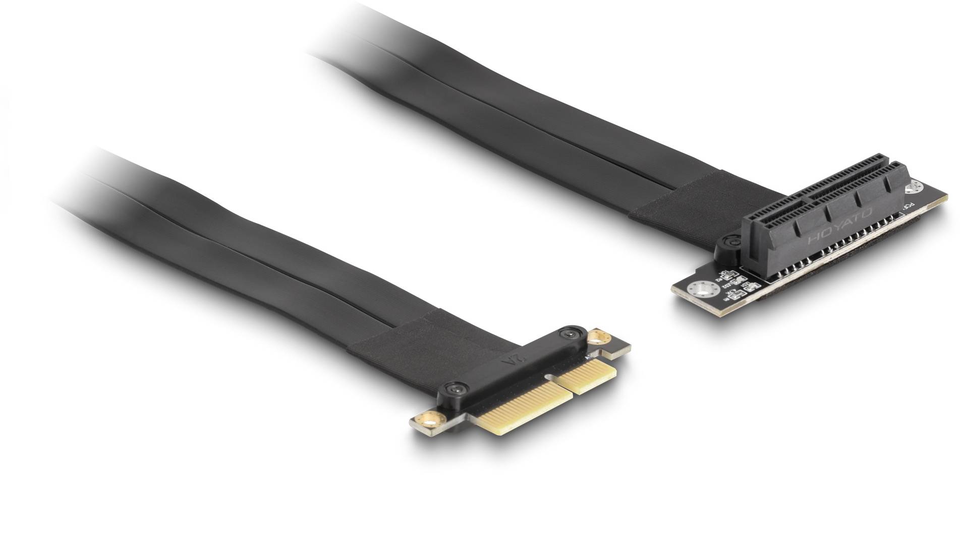 Delock PCIe riser kabel USB-C ® zástrčka 0.3 m černá 88025-1