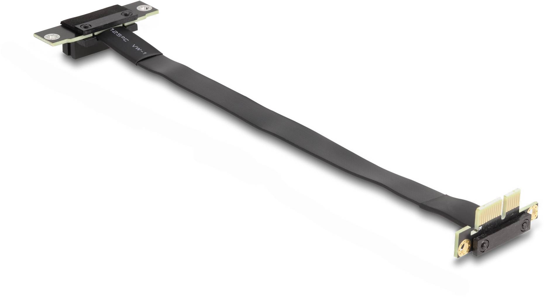 Delock PCIe riser kabel USB-C ® zástrčka 0.3 m černá 88042-2