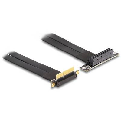 Delock PCIe riser kabel USB-C ® zástrčka 0.3 m černá 88044-0