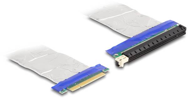 Delock  PCIe riser kabel    8pinová  0.2 m  stříbrná    88046