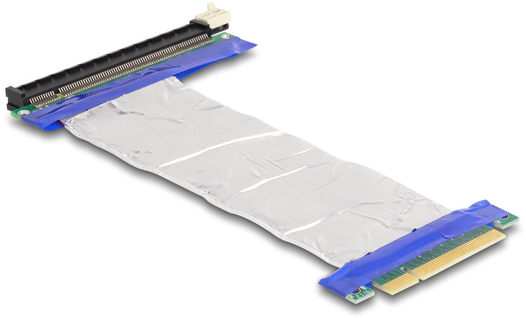 Delock PCIe riser kabel 8pinová 0.2 m stříbrná 88046-2