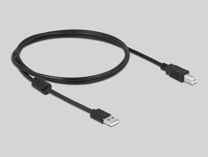 Delock 90550 skener 2D čárového kódu kabelové 2D, 1D LED černá, oranžová ruční skener vč. stojánku-4