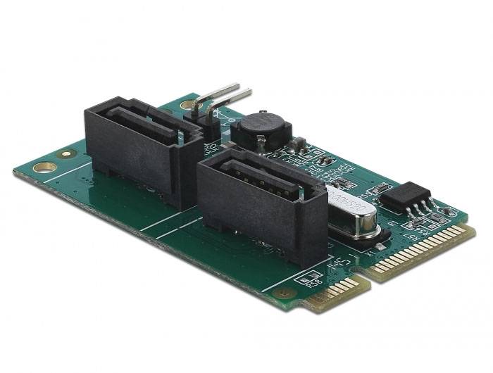 Delock 95264 adaptér rozhraní [1x Mini PCIe - 2x SATA]-0
