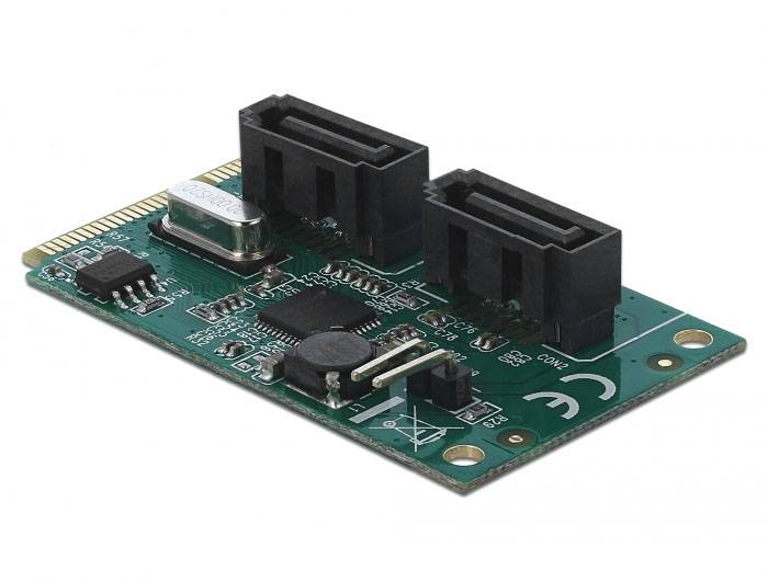 Delock 95264 adaptér rozhraní [1x Mini PCIe - 2x SATA]-2