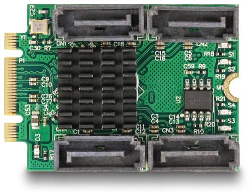 Delock 61062 adaptér rozhraní [1x M2 - 4x SATA]-2