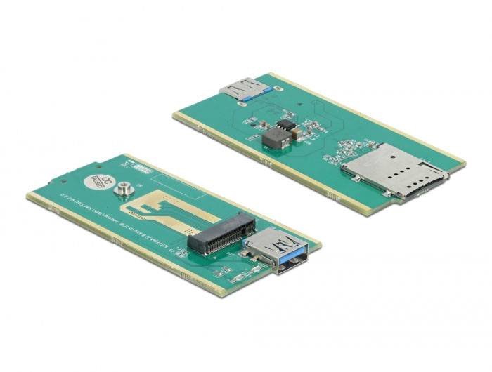 Delock 63172 adaptér rozhraní [1x USB 3.0 - 1x M2]-2