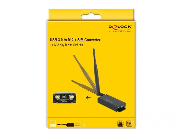 Delock 63172 adaptér rozhraní [1x USB 3.0 - 1x M2]-5