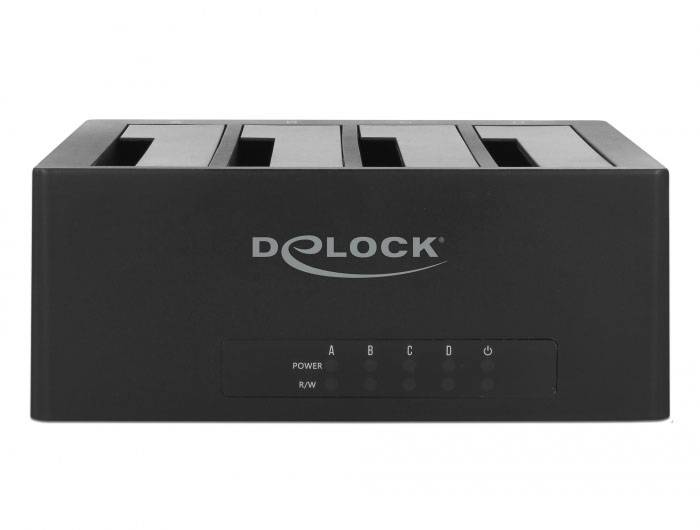 Delock 63930 SATA 6 Gb/s, USB-C®, DC zásuvka 3,5 mm dokovací stanice pro pevný disk-0