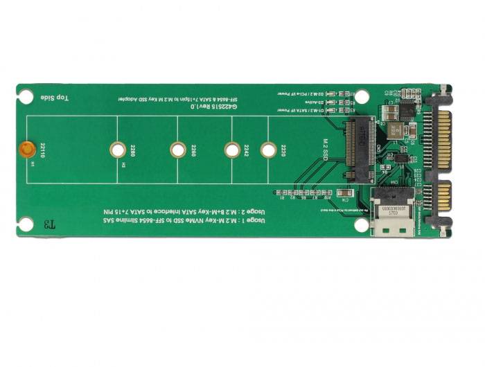 Delock 63953 adaptér rozhraní [1x U.2, SATA - 1x M2]-0