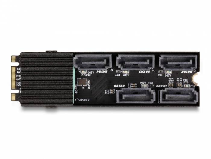 Delock 64051 adaptér rozhraní [1x M2 - 5x SATA]-2