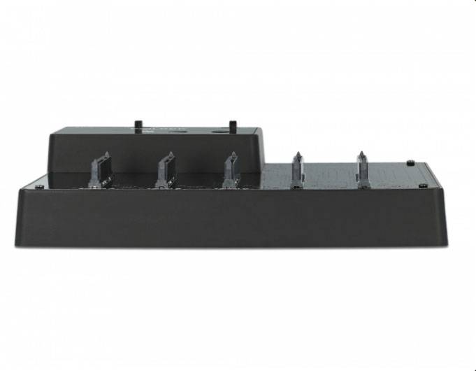Delock 64098 SATA 6 Gb/s, USB B, DC zásuvka 3,5 mm dokovací stanice pro pevný disk s funkcí klonování, s USB hubem-2