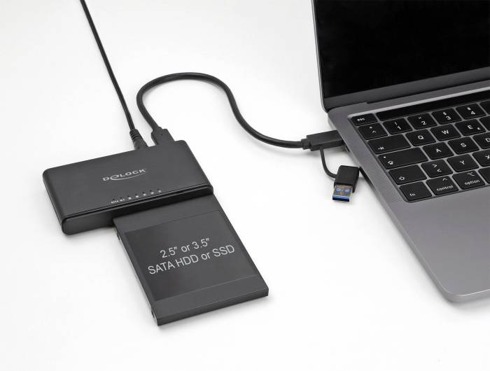 Delock 64190 adaptér rozhraní [1x USB-C® - 1x M2, SATA]-3