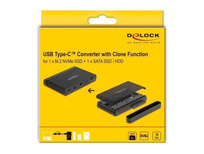 Delock 64190 adaptér rozhraní [1x USB-C® - 1x M2, SATA]-4