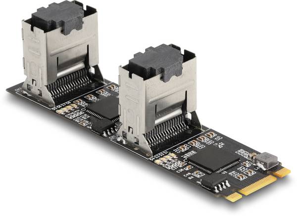 Delock 64211 adaptér rozhraní [1x M2 - 8x SATA]