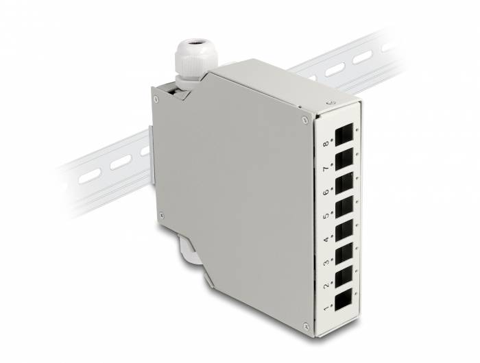 Delock 85931 zásuvka pro optické kabely šedá 1 ks-1