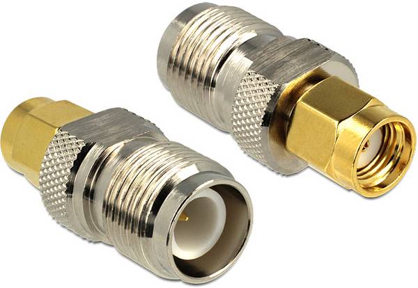 Delock 88819 88819 HF adaptér Zástrčka RPSMA - Zásuvka RPTNC 0 mm 1 ks