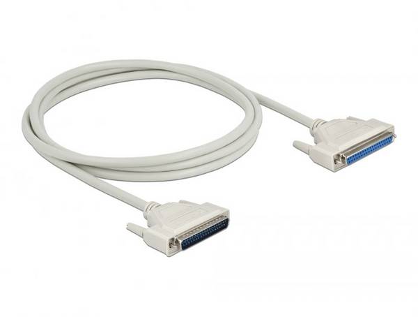 Delock sériový kabel [1x D-SUB zásuvka 37pólová - 1x D-SUB zástrčka 37pólová], 2 m, béžová