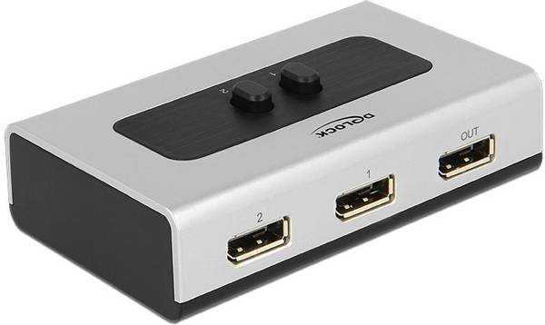 Delock 87668  DisplayPort přepínač UHD 7680 x 4320 Pixel