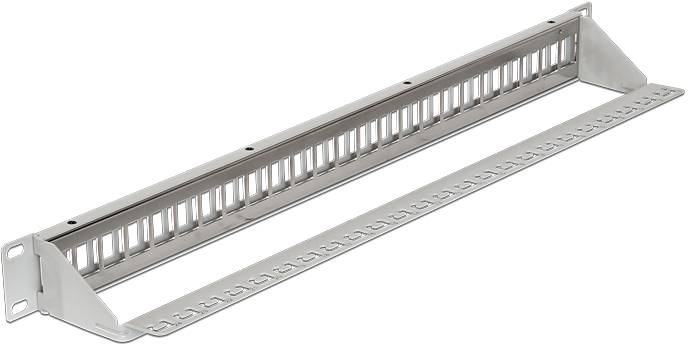 Delock 43302 patch panel 483 mm (19") 1 U šedá neosazený-2