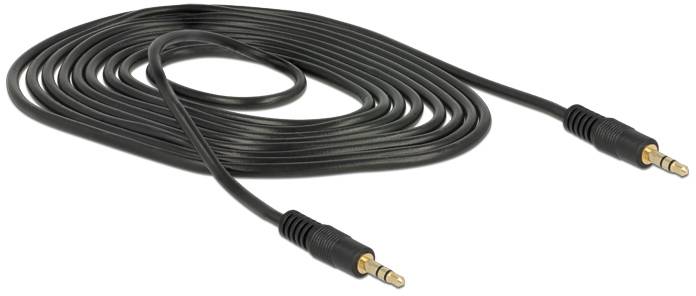 Delock 83746 jack audio kabel [1x jack zástrčka 3,5 mm - 1x jack zástrčka 3,5 mm] 2 m černá-2