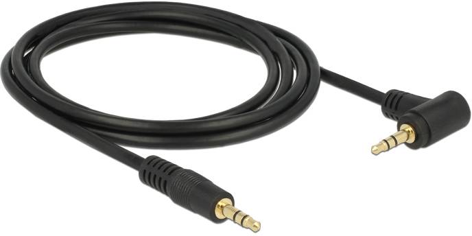 Delock 83756 jack audio kabel [1x jack zástrčka 3,5 mm - 1x jack zástrčka 3,5 mm] 2 m černá-2