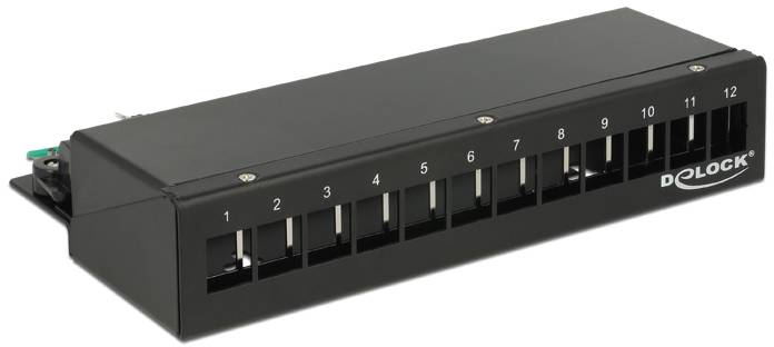 Delock 43339 patch panel černá-1