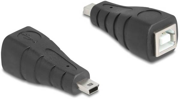 Delock USB 2.0 adaptér [1x mini USB 2.0 zástrčka B - 1x USB 2.0 zásuvka B] 67200