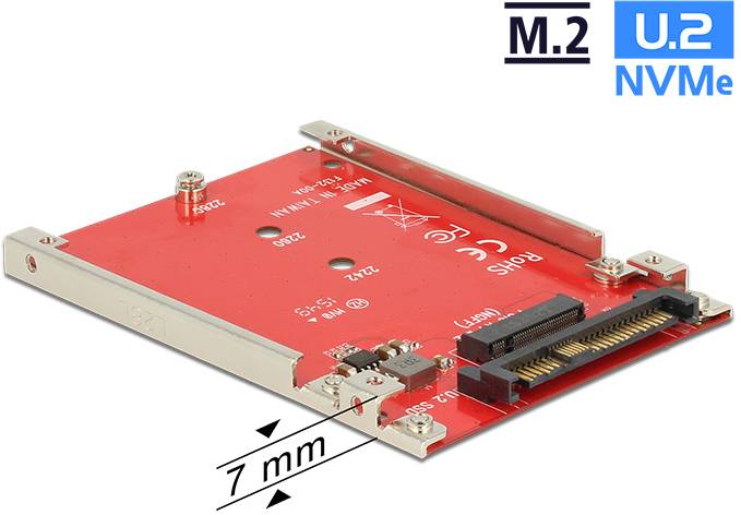Delock 62725 adaptér rozhraní [1x U.2 - 1x M2]-2