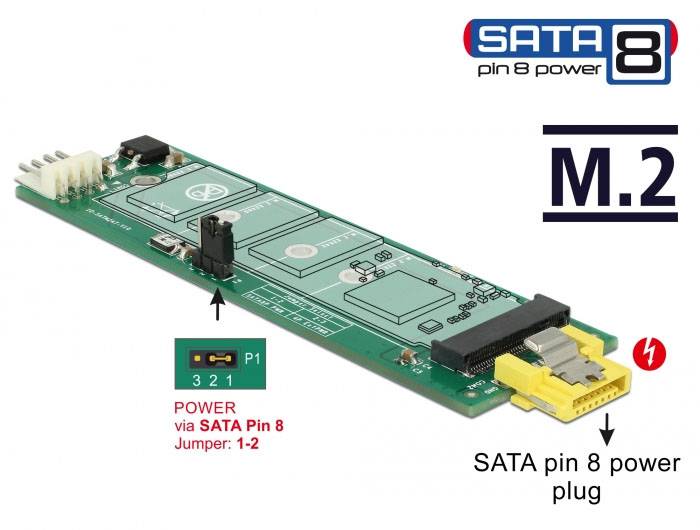 Delock 63917 adaptér rozhraní [1x SATA - 1x M2]-5