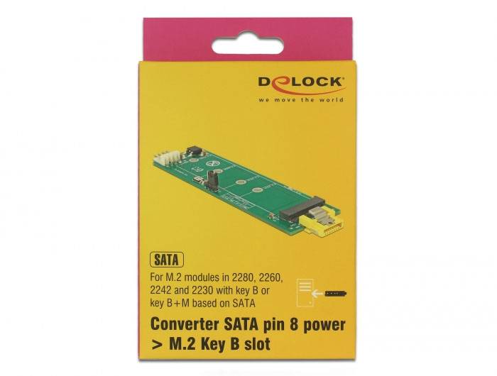 Delock 63917 adaptér rozhraní [1x SATA - 1x M2]-8