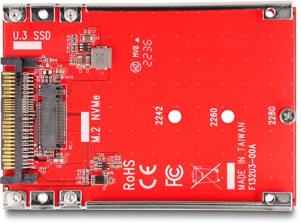 Delock 64228 adaptér rozhraní [1x U.3 NVMe PCIe 4.0 x4 - 1x M2]
