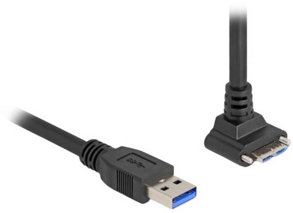 Delock USB kabel USB 3.2 Gen1 USB-A zástrčka, USB Micro-B zástrčka 1.00 m černá 80483