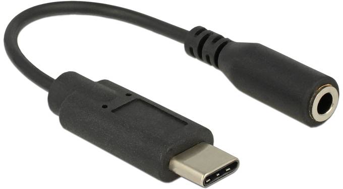 Delock USB-C®, audio adaptér [1x USB-C® zástrčka - 1x jack zásuvka 3,5 mm] 65842 14 cm pozlacené kontakty-1