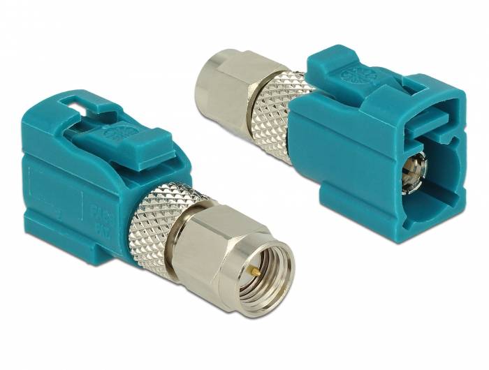 Delock 89639 89639 HF adaptér Fakra zásuvka - SMA zásuvka 0 mm 1 ks-0