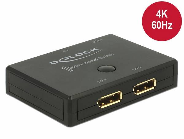 Delock 18750  DisplayPort přepínač  3840 x 2160 Pixel