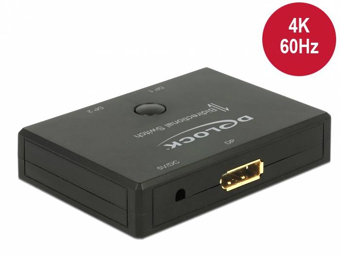 Delock 18750 DisplayPort přepínač 3840 x 2160 Pixel-2
