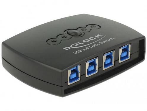 Delock 87724  USB 3.0 přepínač černá