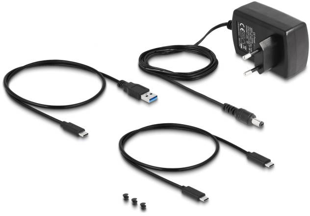 Delock 64252 USB-C™ (USB 3.2 Gen 2) M.2 PCIe NVMe dokovací stanice pro pevný disk 2.5 palec s funkcí klonování-3