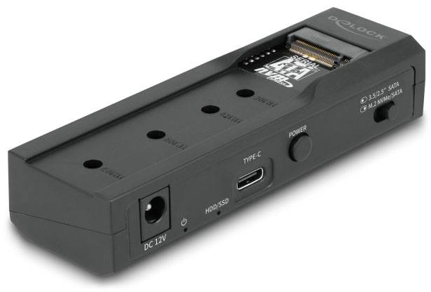 Delock 64253 USB-C® 3.1 Gen2 karta rozhraní [1x USB-C® zásuvka - 1x M.2 Key M zásuvka, SATA 6 Gb/s]-0
