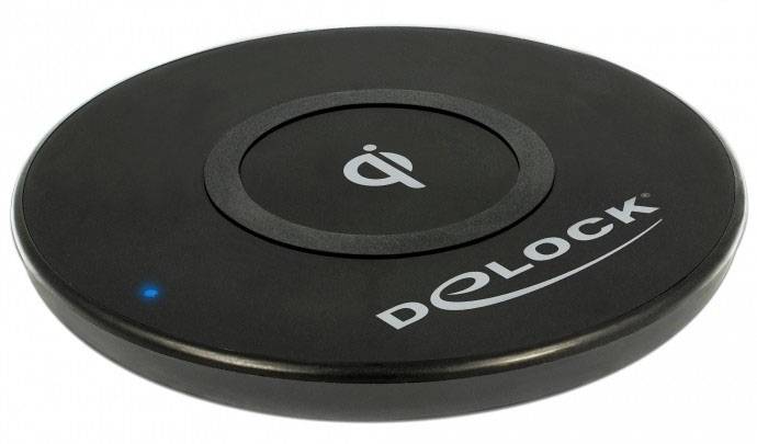 Delock bezdrátová indukční nabíječka 10 W 65917 65917 Výstup micro USB zásuvka černá-1