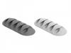 Delock příchytné klipsy kabelu termoplast bílá, šedá (Ø x v) 5 mm x 1.5 mm 1 sada 18298