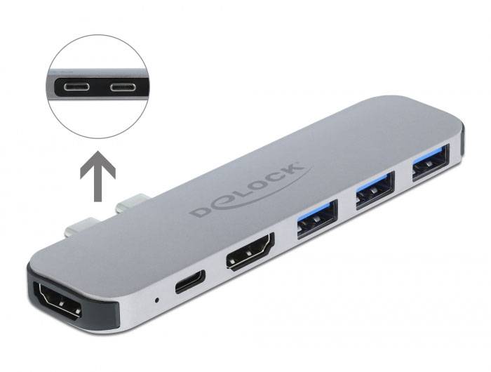 Delock USB-C® dokovací stanice 87753-5