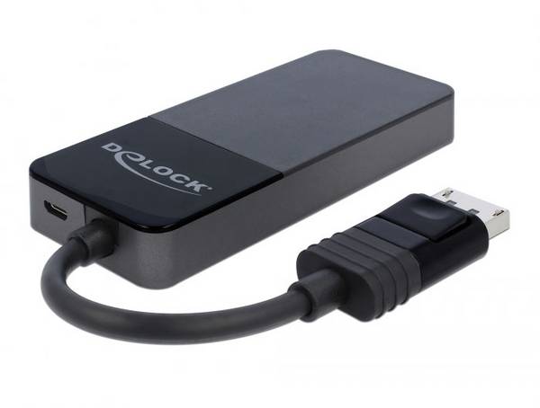 Delock 87737  DisplayPort rozbočovač   černá