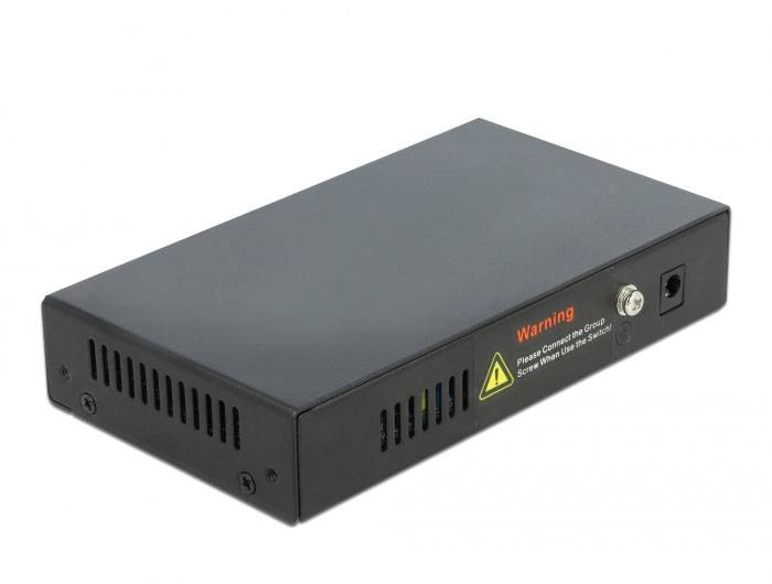 Delock 87765 87765 síťový switch 4 porty 1 GBit/s funkce PoE-2