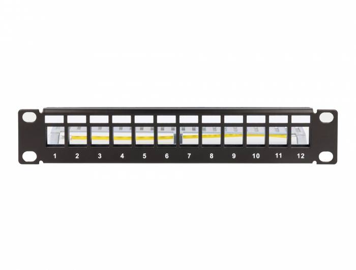 Delock 66874 patch panel 254 mm (10") 1 U černá-3