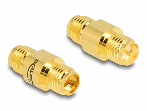 Delock 90085 90085 HF adaptér Zásuvka RPSMA - SMA zásuvka 1 ks