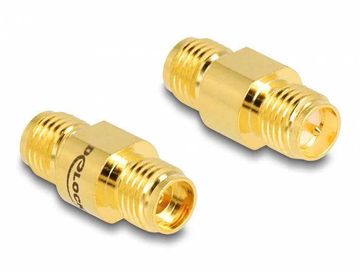 Delock 90085 90085 HF adaptér Zásuvka RPSMA - SMA zásuvka 1 ks-0