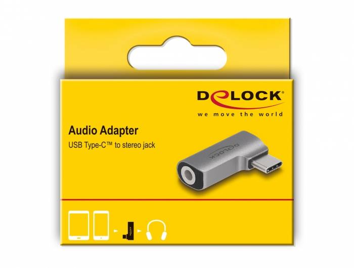 Delock USB-C®, audio adaptér [1x USB-C® zástrčka - 1x jack zásuvka 3,5 mm] 64192 0 m-3